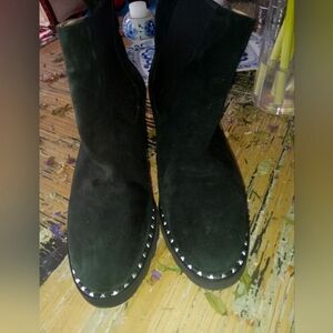 Jon Josef black suede ankle boots